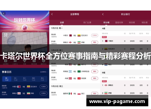卡塔尔世界杯全方位赛事指南与精彩赛程分析