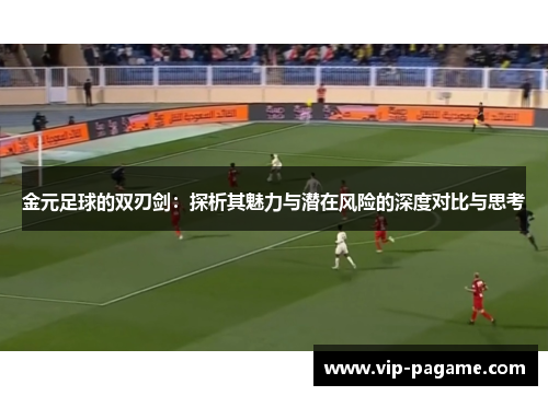 金元足球的双刃剑：探析其魅力与潜在风险的深度对比与思考