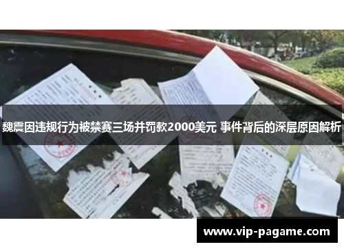 魏震因违规行为被禁赛三场并罚款2000美元 事件背后的深层原因解析